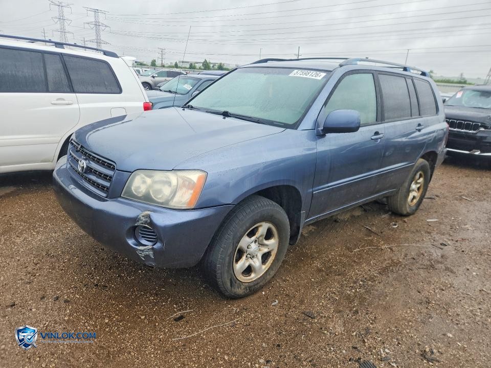 2001 TOYOTA HIGHLANDER BASE – Lot 57598126 auction photo