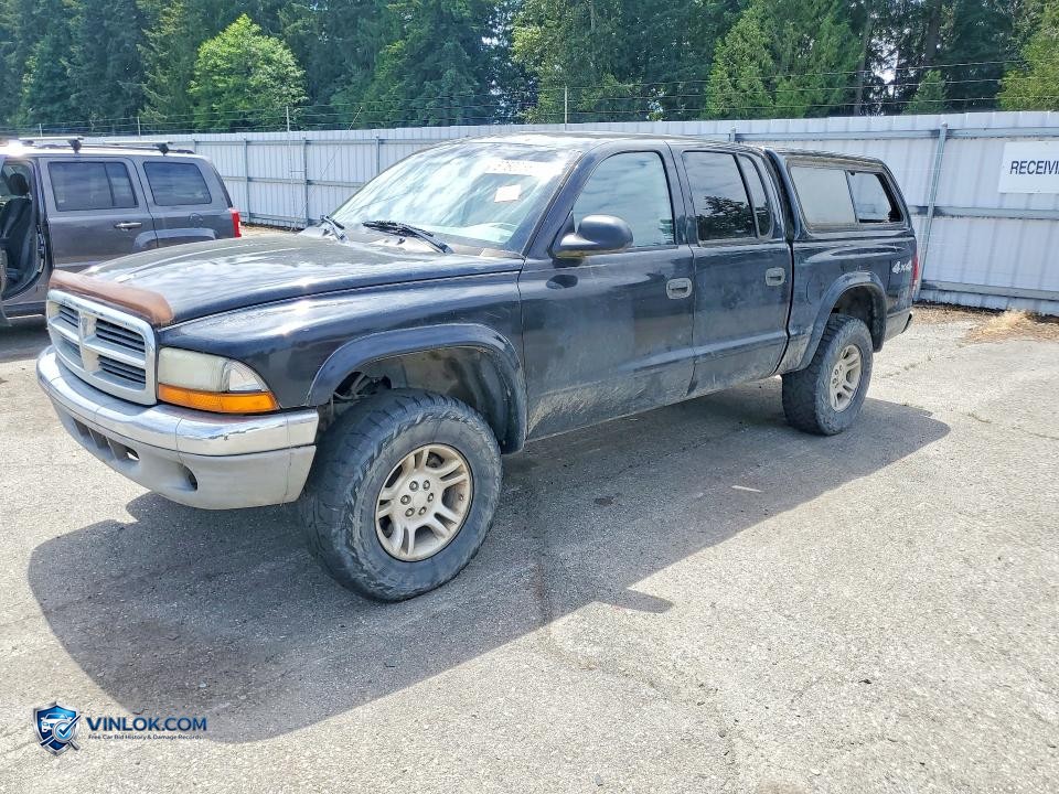 2004 DODGE DAKOTA QUAD SLT – Lot 57600386 auction photo
