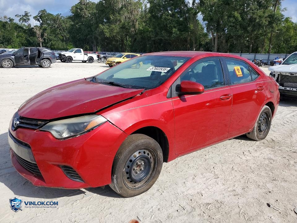 2015 TOYOTA COROLLA LE – Lot 57603936 auction photo