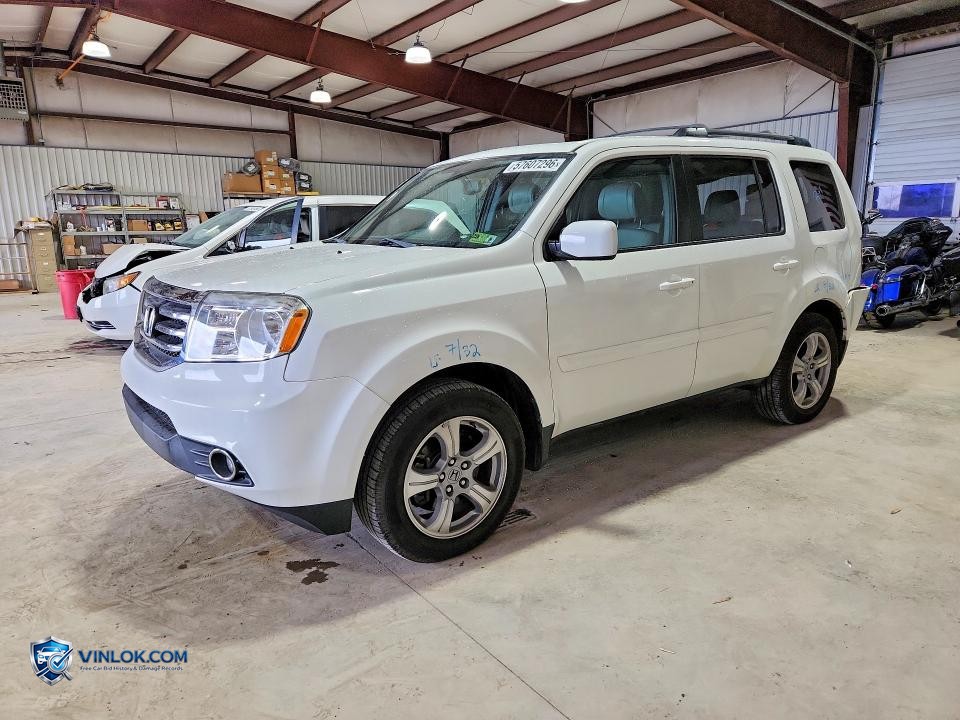 2014 HONDA PILOT EXL – Lot 57607296 auction photo