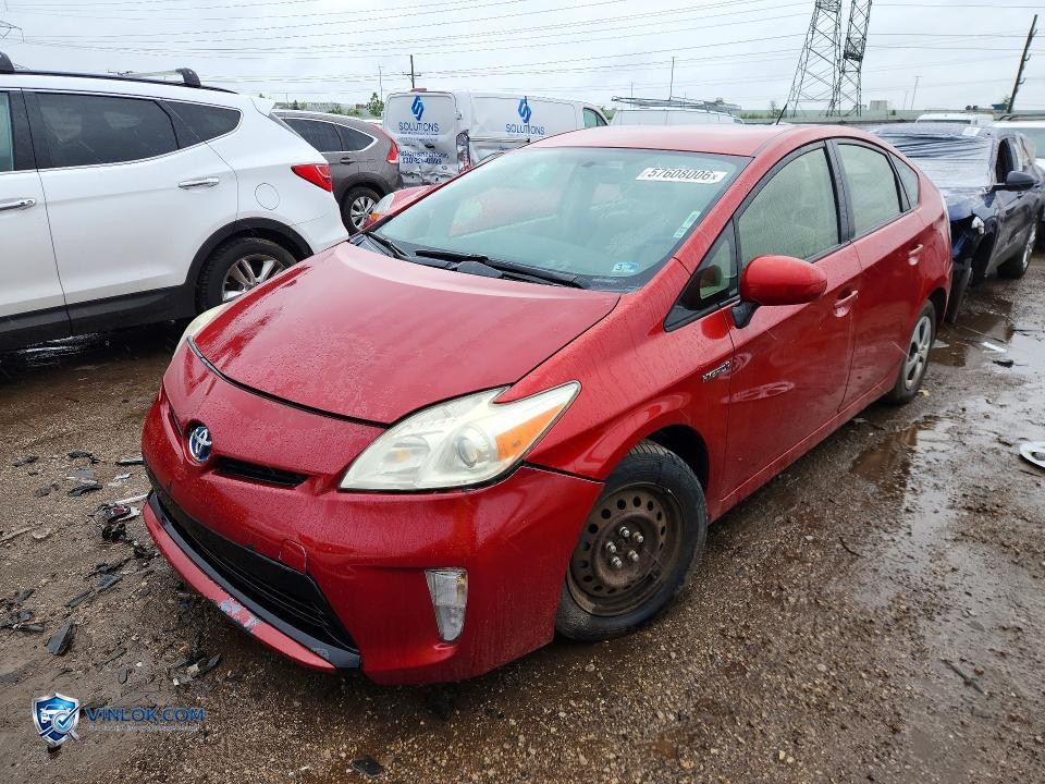 2012 TOYOTA PRIUS THREE – Lot 57608006 auction photo