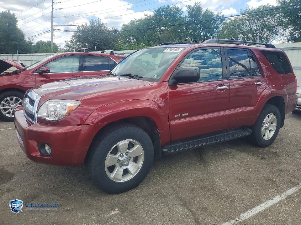 2008 TOYOTA 4RUNNER SR5 – Lot 57608456 auction photo