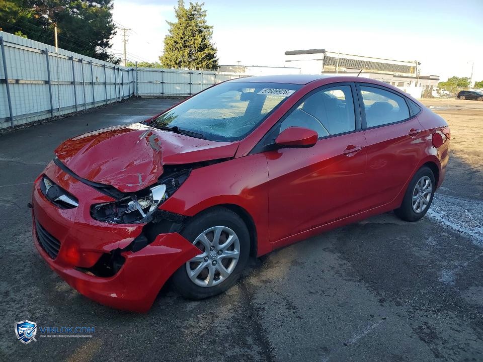 2014 HYUNDAI ACCENT GLS – Lot 57609926 auction photo
