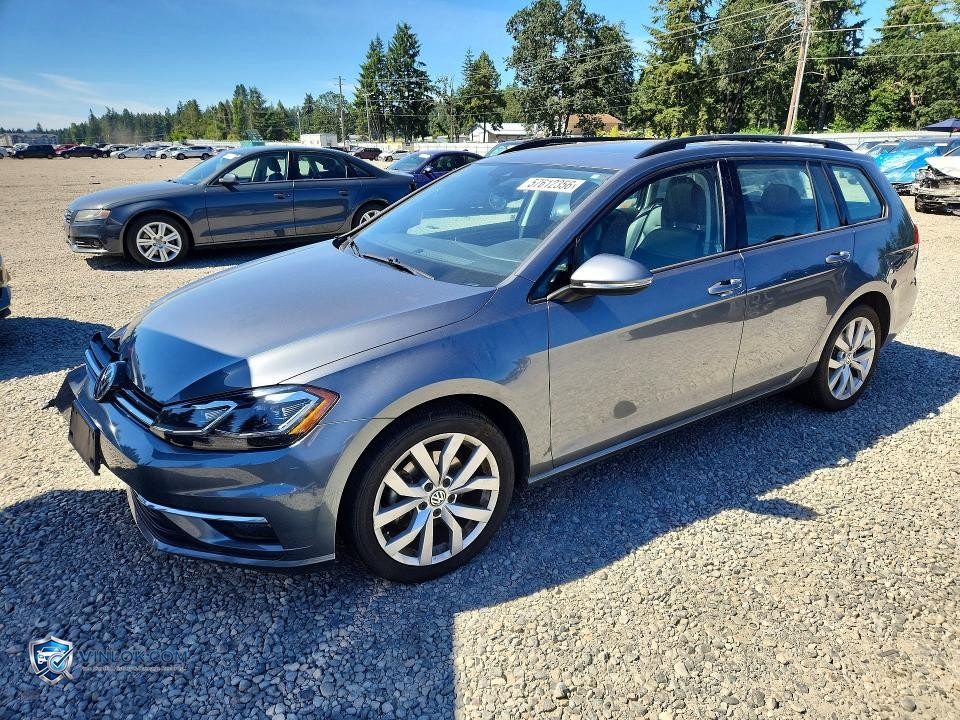 2019 VOLKSWAGEN GOLF SPORTWAGEN S – Lot 57612356 auction photo