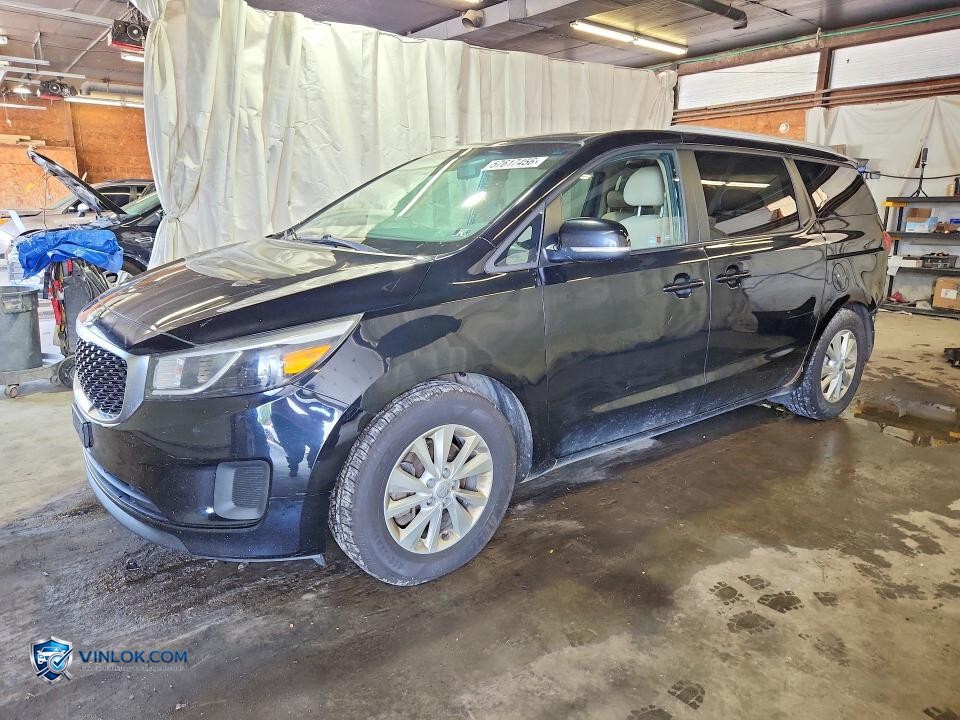 2015 KIA SEDONA LX – Lot 57617456 auction photo