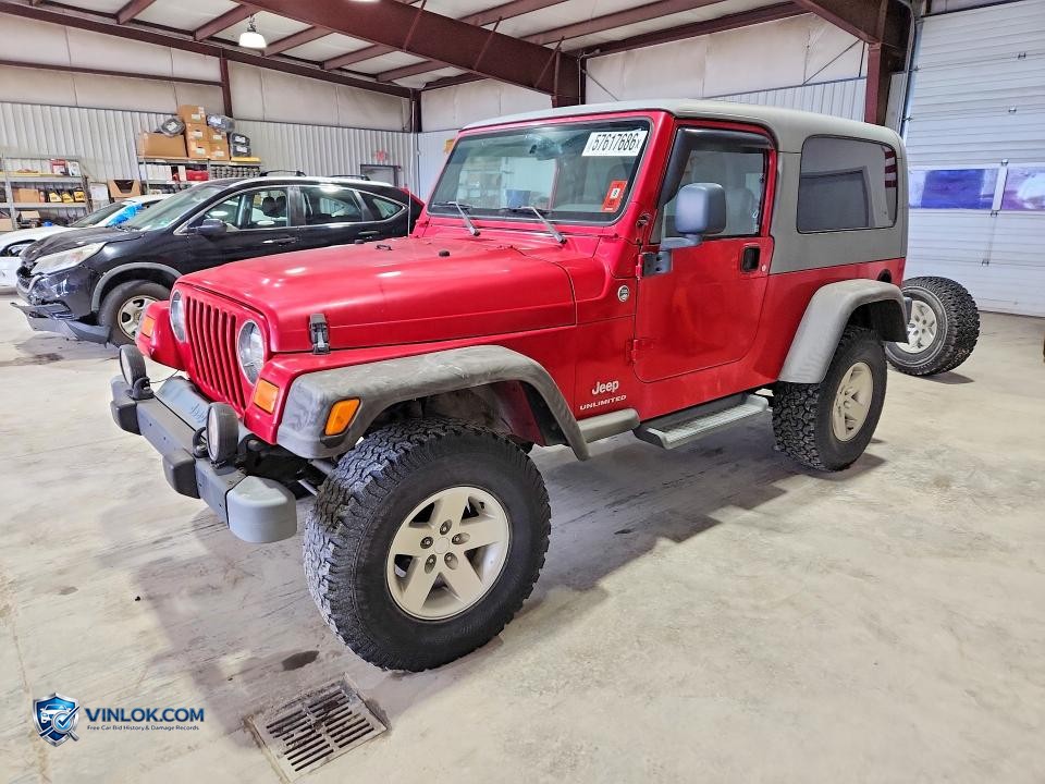 2005 JEEP WRANGLER / TJ UNLIMITED – Lot 57617686 auction photo