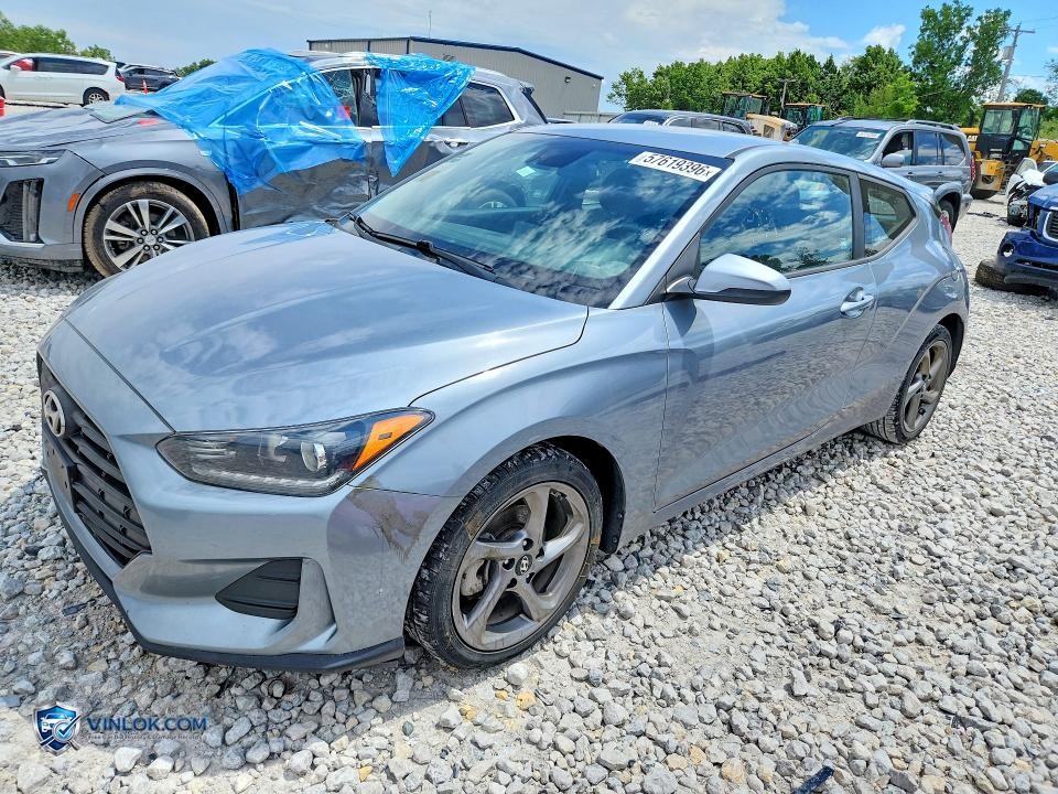 2019 HYUNDAI VELOSTER 2.0L – Lot 57619396 auction photo