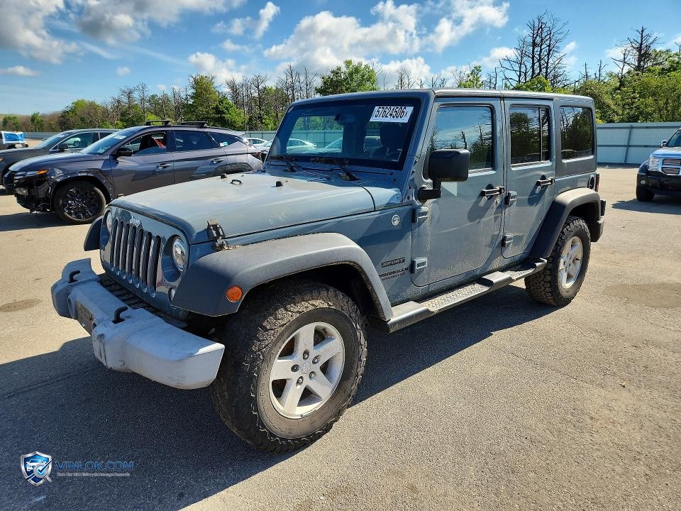 2015 JEEP WRANGLER UNLIMITED SPORT – Lot 57624506 auction photo