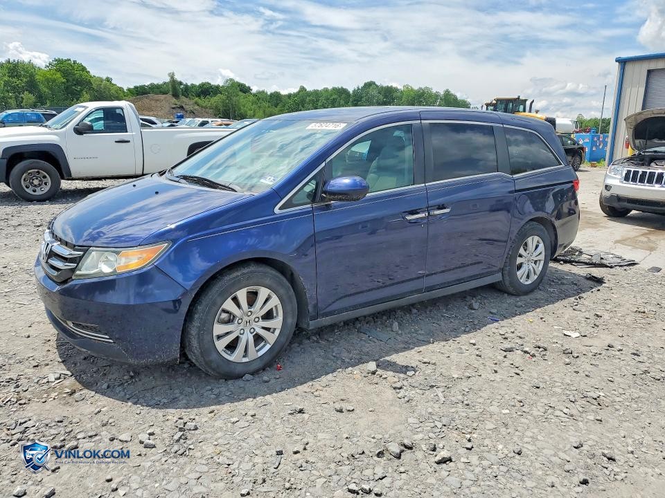 2015 HONDA ODYSSEY EXL – Lot 57624716 auction photo