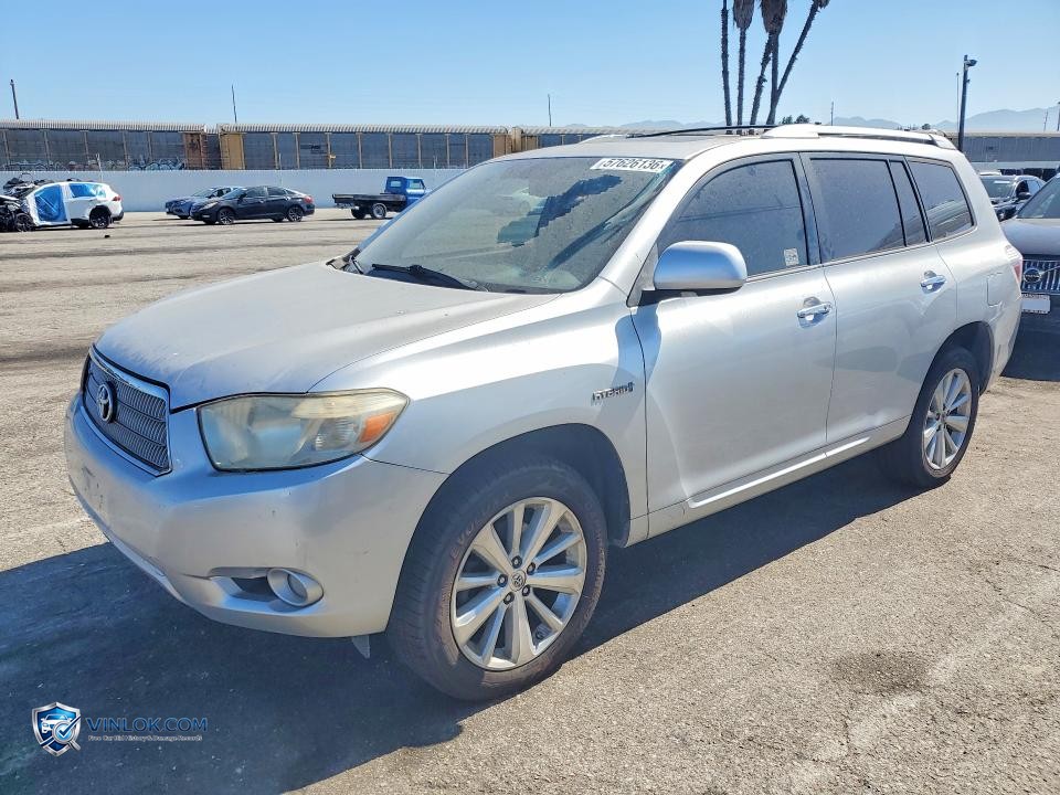 2008 TOYOTA HIGHLANDER HYBRID LIMITED – Lot 57626136 auction photo