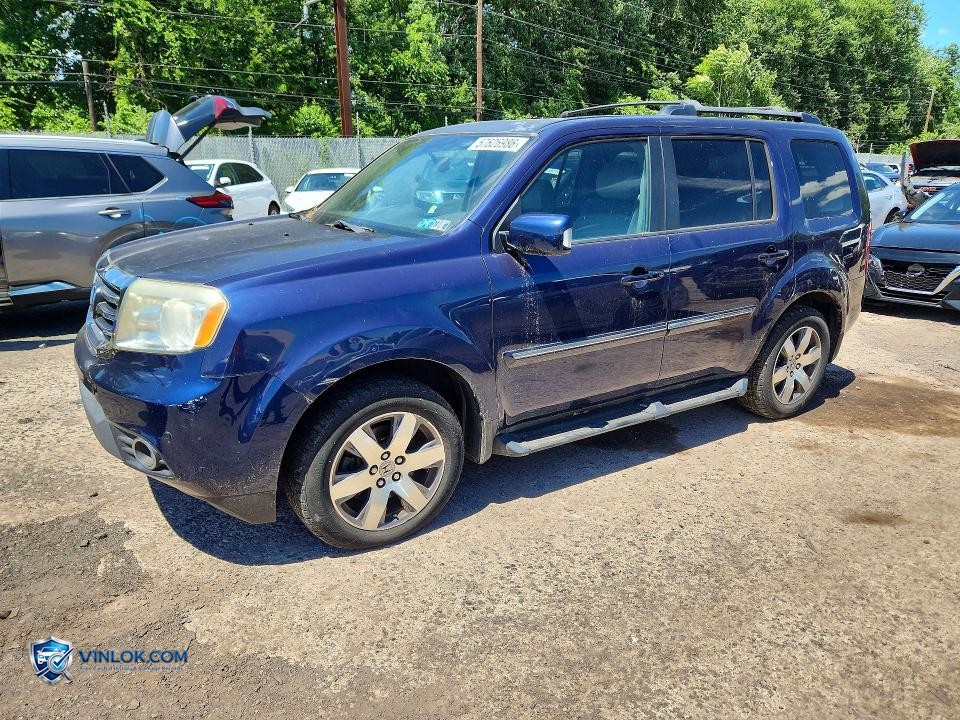 2013 HONDA PILOT TOURING – Lot 57626986 auction photo