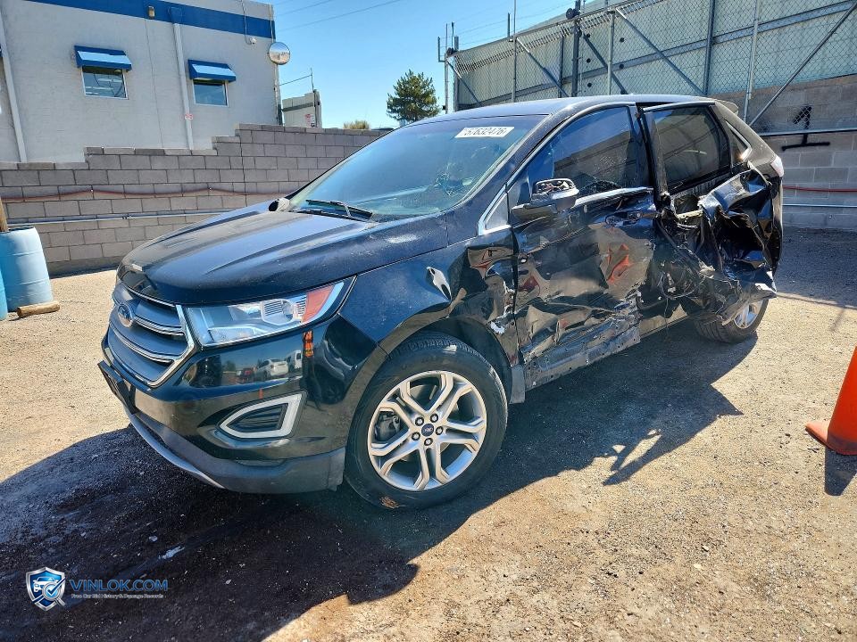 2017 FORD EDGE TITANIUM – Lot 57632476 auction photo