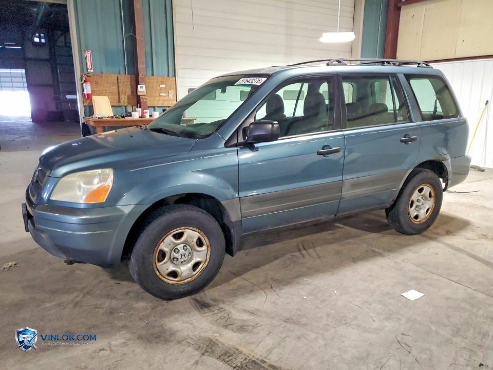 2005 HONDA PILOT LX – Lot 57640276 auction photo