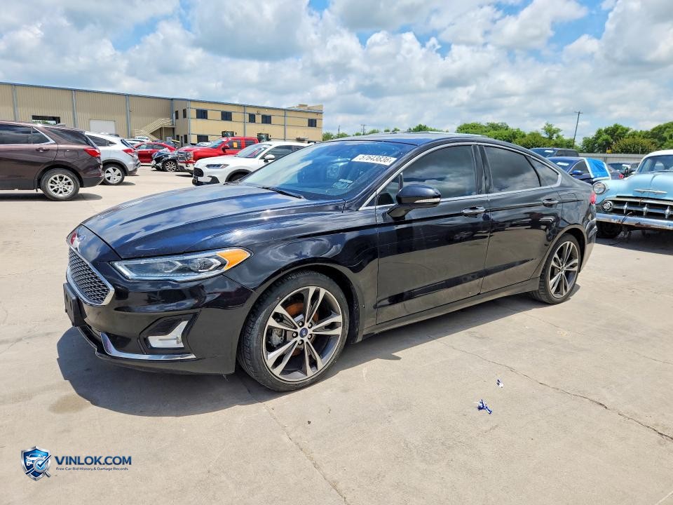 2019 FORD FUSION TITANIUM – Lot 57643836 auction photo