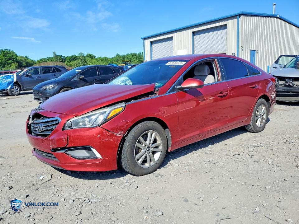 2016 HYUNDAI SONATA – Lot 57643976 auction photo