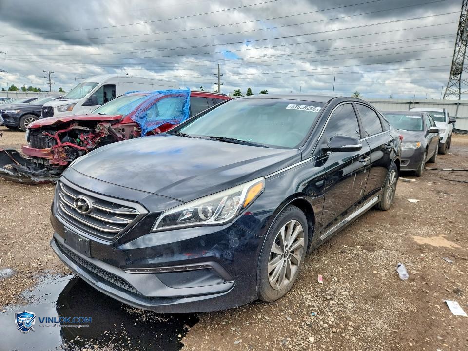2015 HYUNDAI SONATA SPORT – Lot 57656286 auction photo