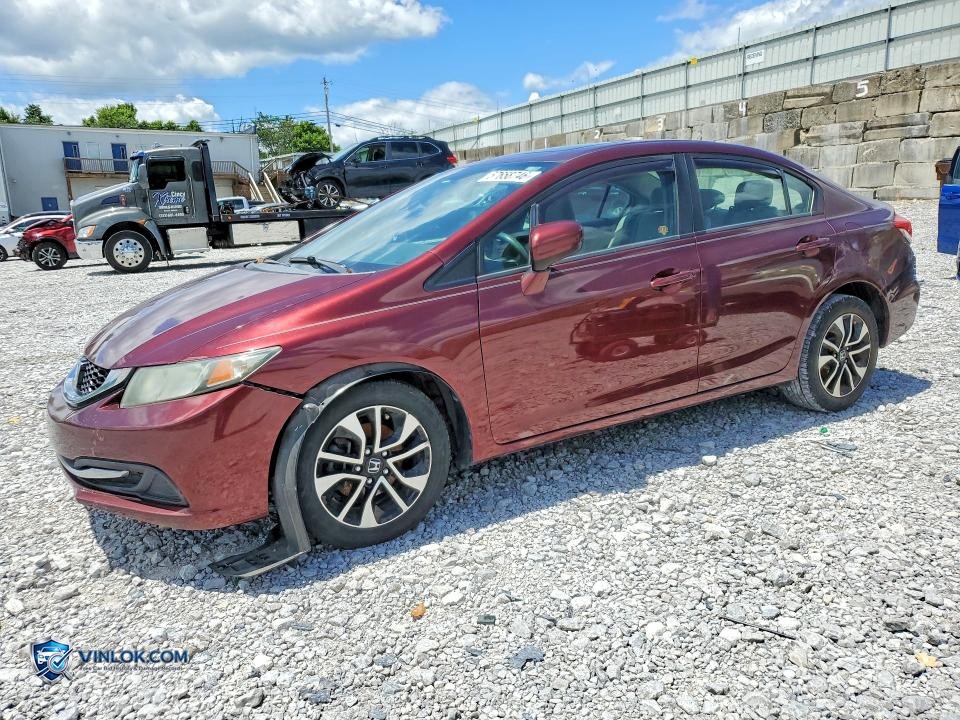 2014 HONDA CIVIC EX – Lot 57658746 auction photo