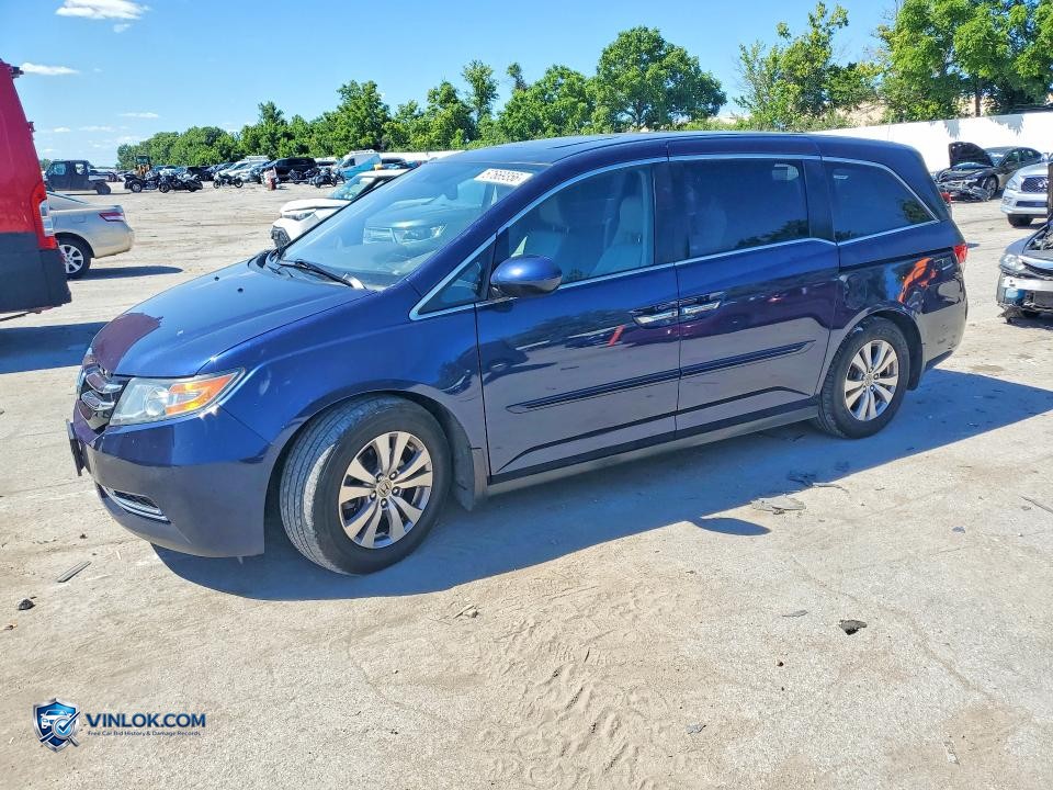 2014 HONDA ODYSSEY EXL – Lot 57669356 auction photo