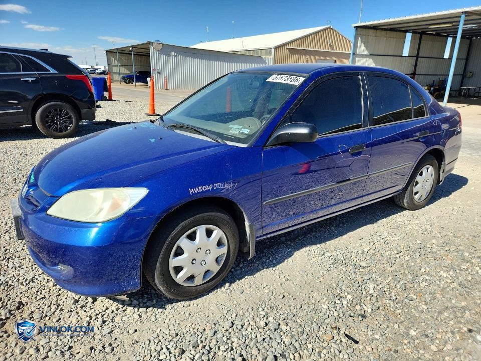 2005 HONDA CIVIC DX VP – Lot 57673686 auction photo