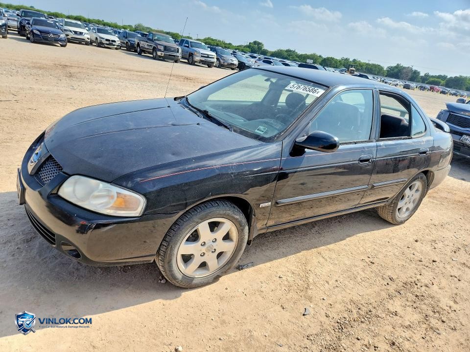 2006 NISSAN SENTRA 1.8 – Lot 57676586 auction photo