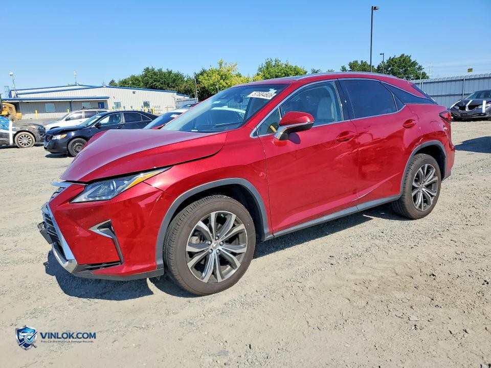 2016 LEXUS RX 350 – Lot 57684606 auction photo