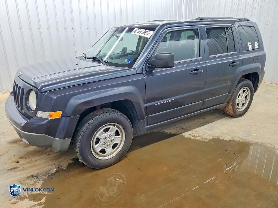 2014 JEEP PATRIOT SPORT – Lot 57691806 auction photo