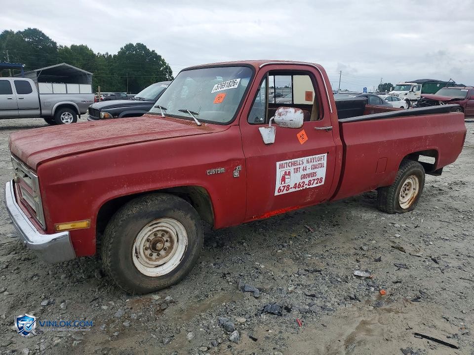1982 CHEVROLET C20 – Lot 57691826 auction photo