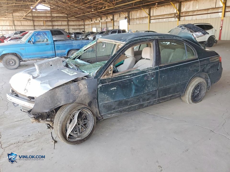 2001 HONDA CIVIC LX – Lot 57703576 auction photo