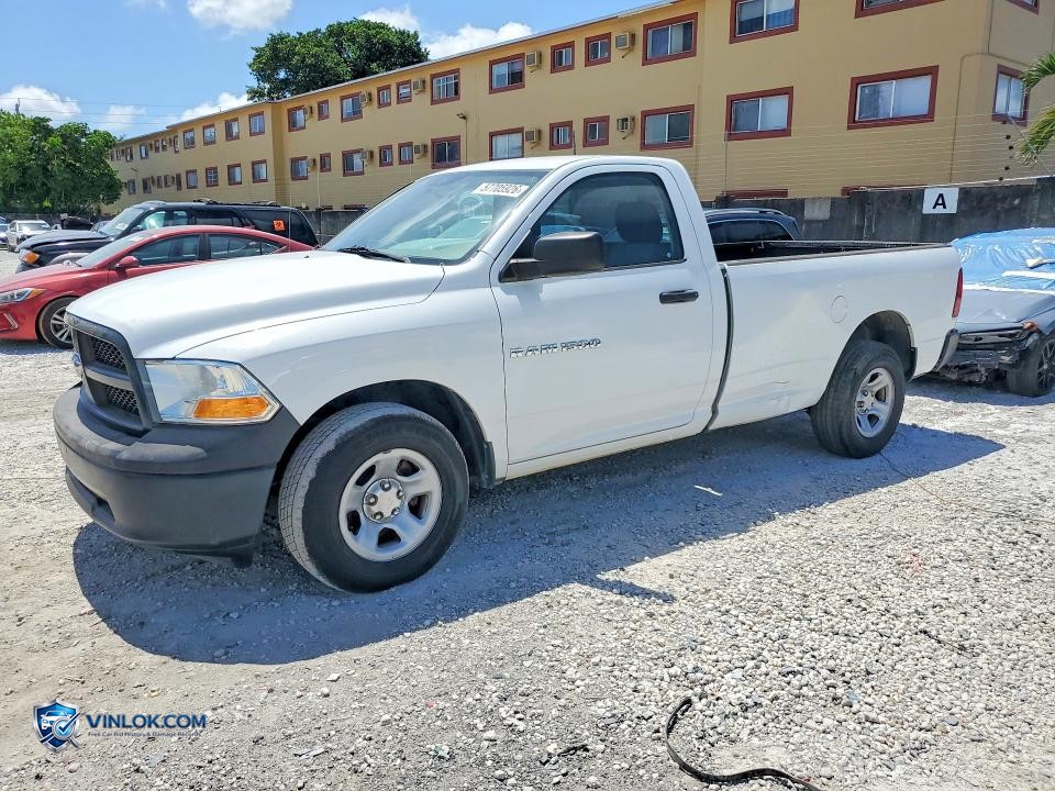 2012 DODGE RAM 1500 ST – Lot 57705926 auction photo