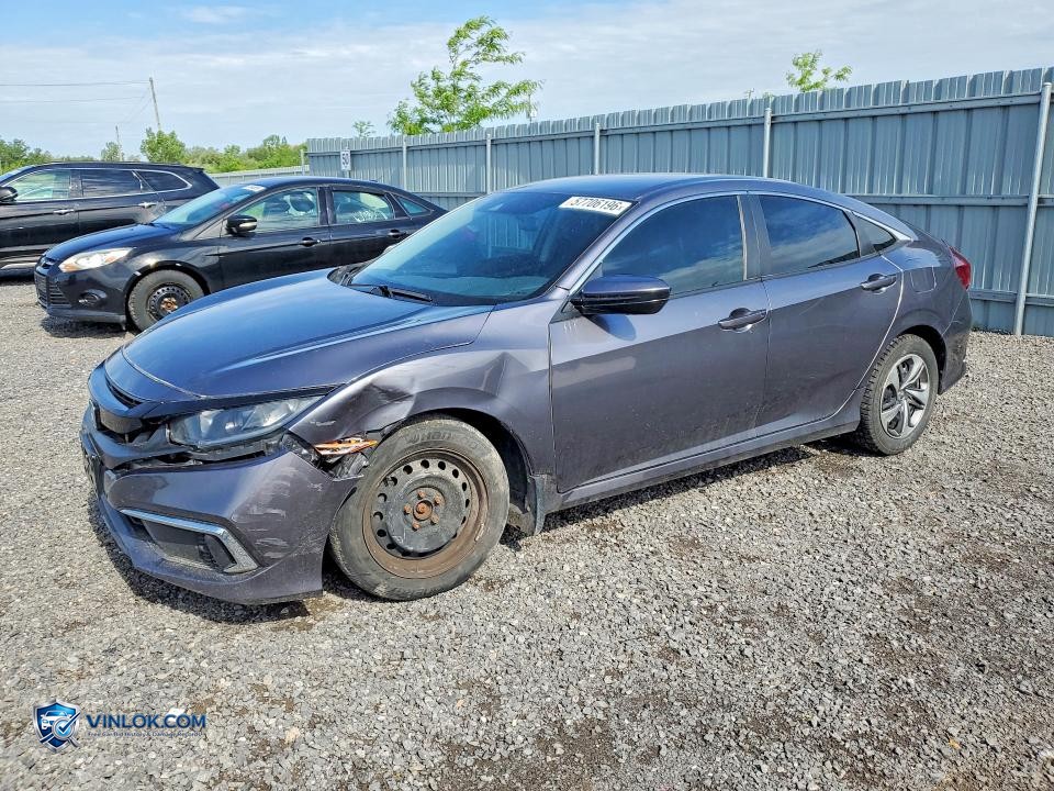 2020 HONDA CIVIC LX – Lot 57706196 auction photo