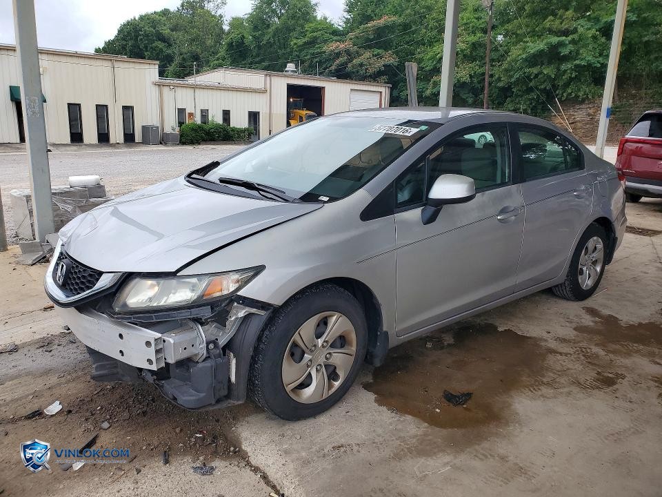 2013 HONDA CIVIC LX – Lot 57707016 auction photo