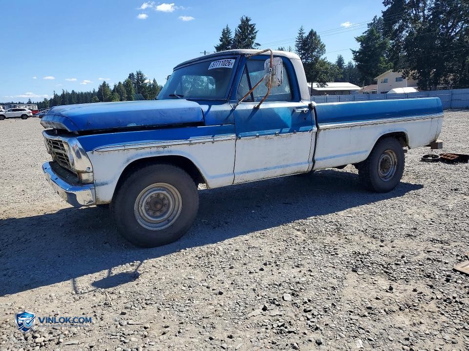 1969 FORD F250 – Lot 57711026 auction photo