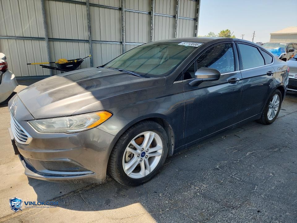 2018 FORD FUSION SE – Lot 57713696 auction photo
