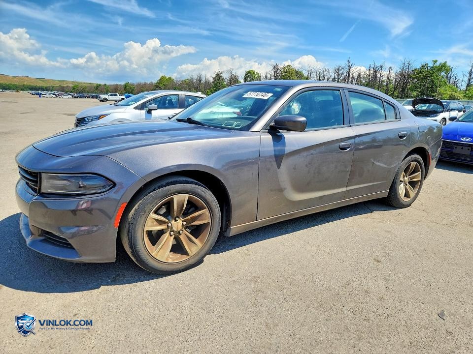 2016 DODGE CHARGER SXT – Lot 57716146 auction photo
