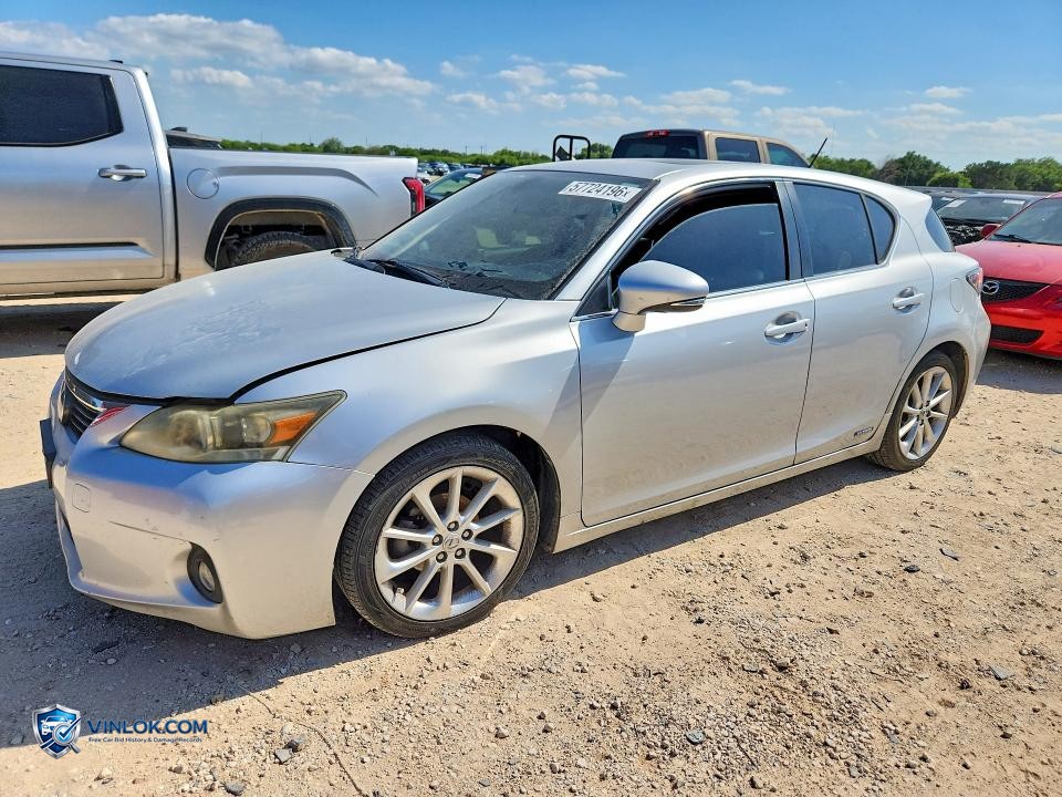 2013 LEXUS CT 200 – Lot 57724196 auction photo