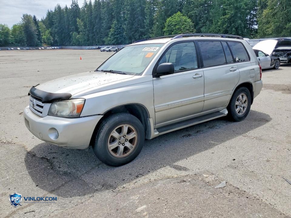 2004 TOYOTA HIGHLANDER BASE – Lot 57725116 auction photo