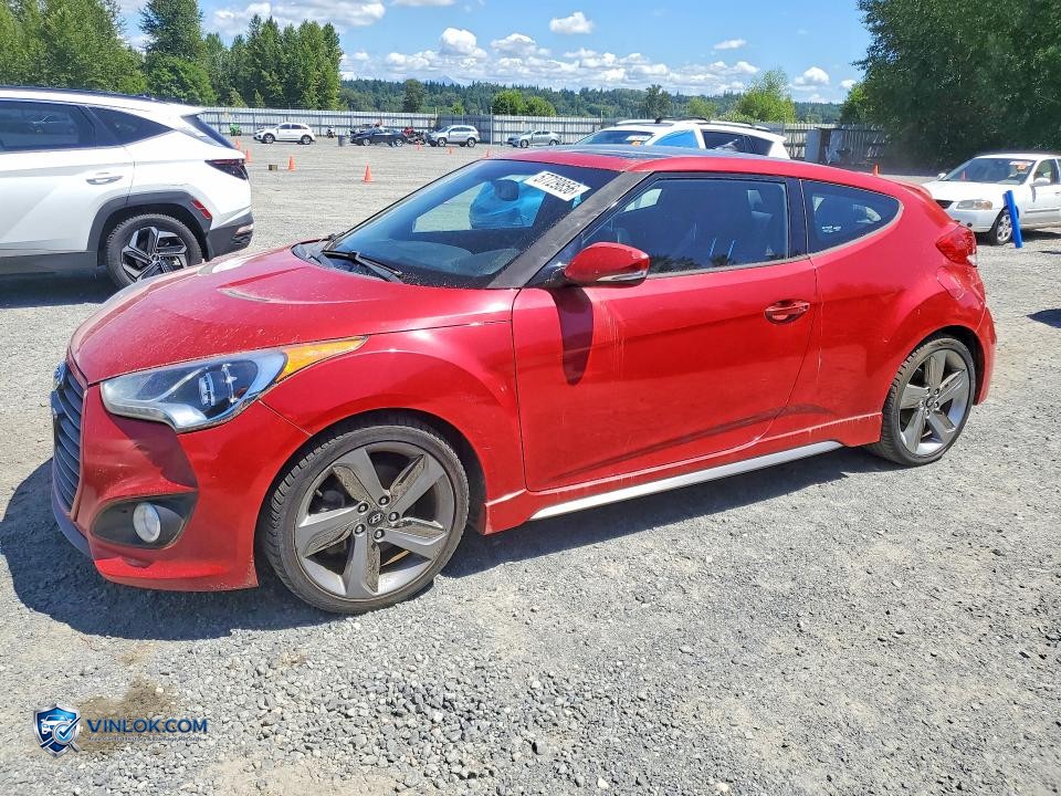 2013 HYUNDAI VELOSTER TURBO – Lot 57729856 auction photo