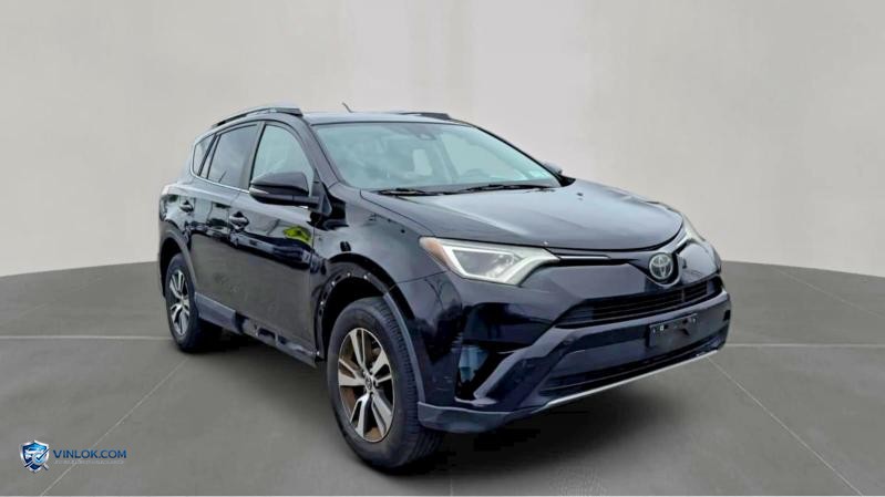 2017 TOYOTA RAV4 XLE BLACK – Lot 57732716 auction photo
