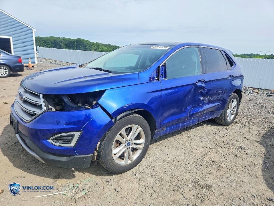 2015 FORD EDGE SEL – Lot 57735336 auction photo