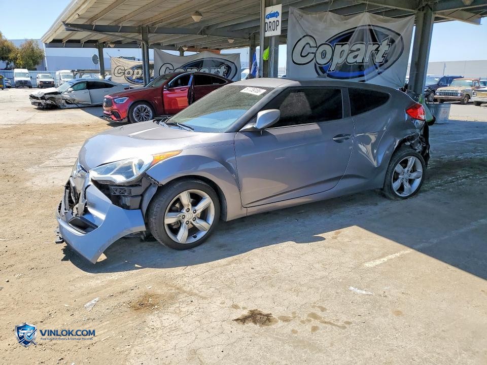 2014 HYUNDAI VELOSTER BASE – Lot 57739186 auction photo