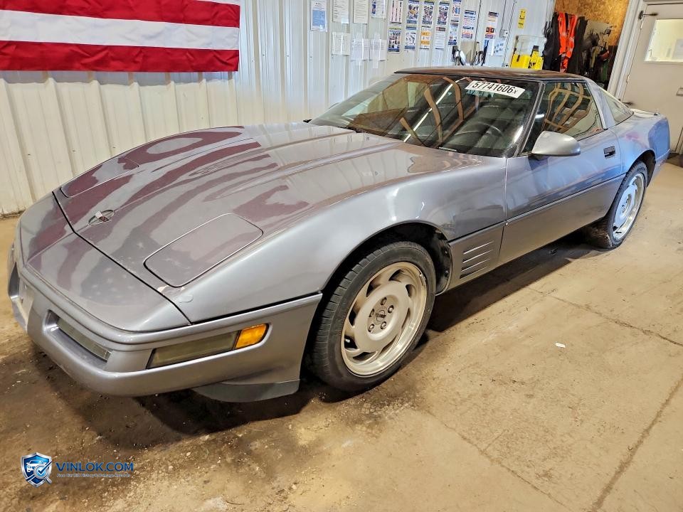 1991 CHEVROLET CORVETTE – Lot 57741606 auction photo