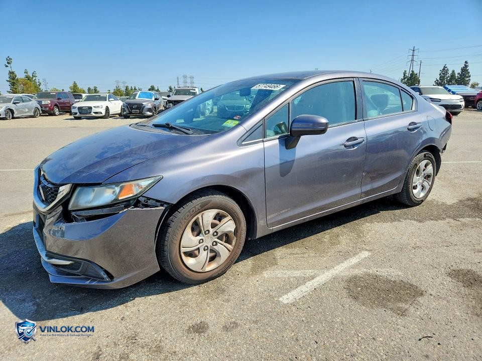 2014 HONDA CIVIC LX – Lot 57749466 auction photo