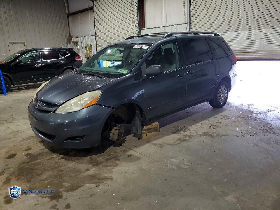 2008 TOYOTA SIENNA LE 7-PASSENGER – Lot 57749616 auction photo