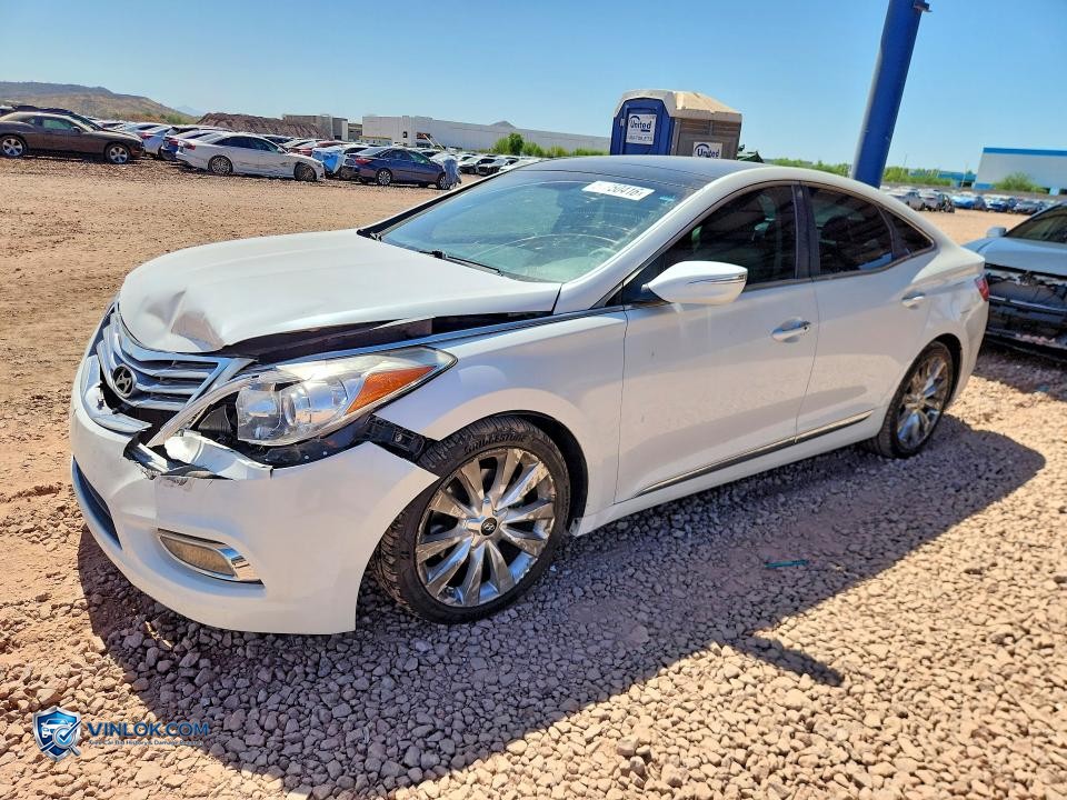 2013 HYUNDAI AZERA BASE – Lot 57750416 auction photo