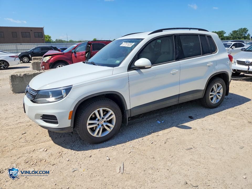 2017 VOLKSWAGEN TIGUAN S – Lot 57751826 auction photo