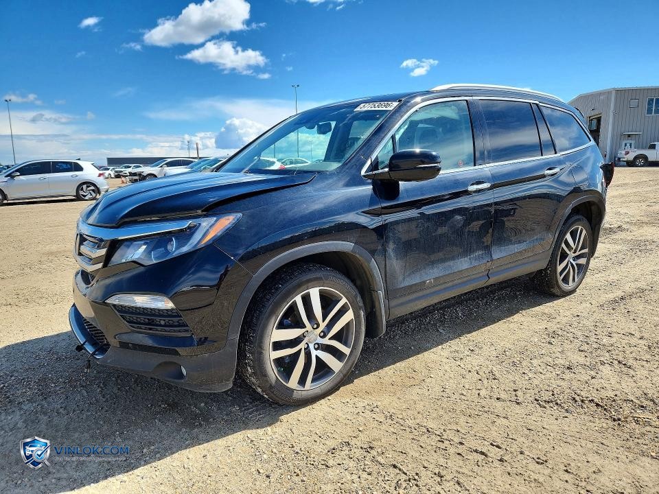 2016 HONDA PILOT TOURING – Lot 57753696 auction photo