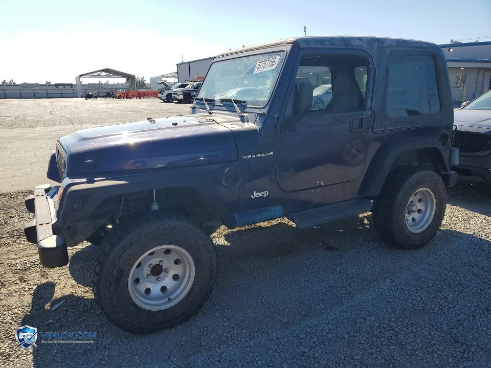 1999 JEEP WRANGLER – Lot 57757156 auction photo