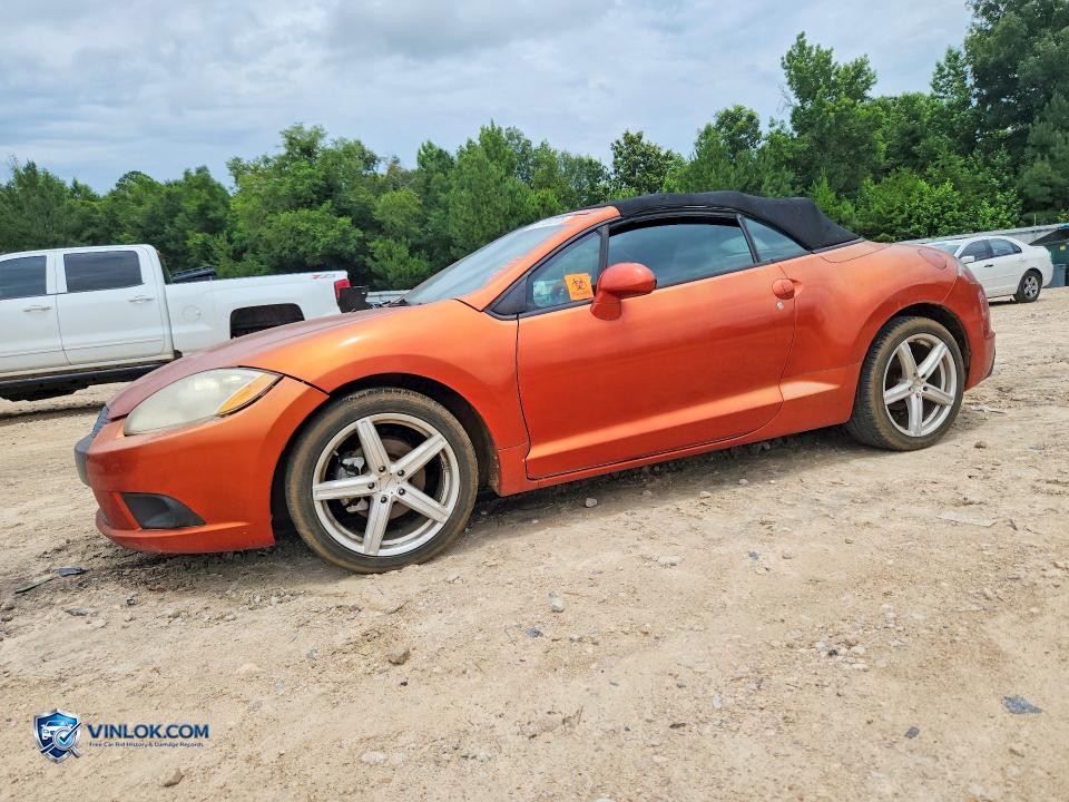 2012 MITSUBISHI ECLIPSE SPYDER GS – Lot 57757376 auction photo