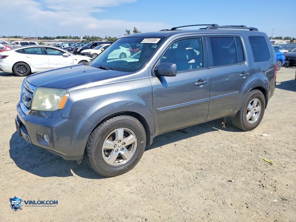 2011 HONDA PILOT EXLN – Lot 57761656 auction photo