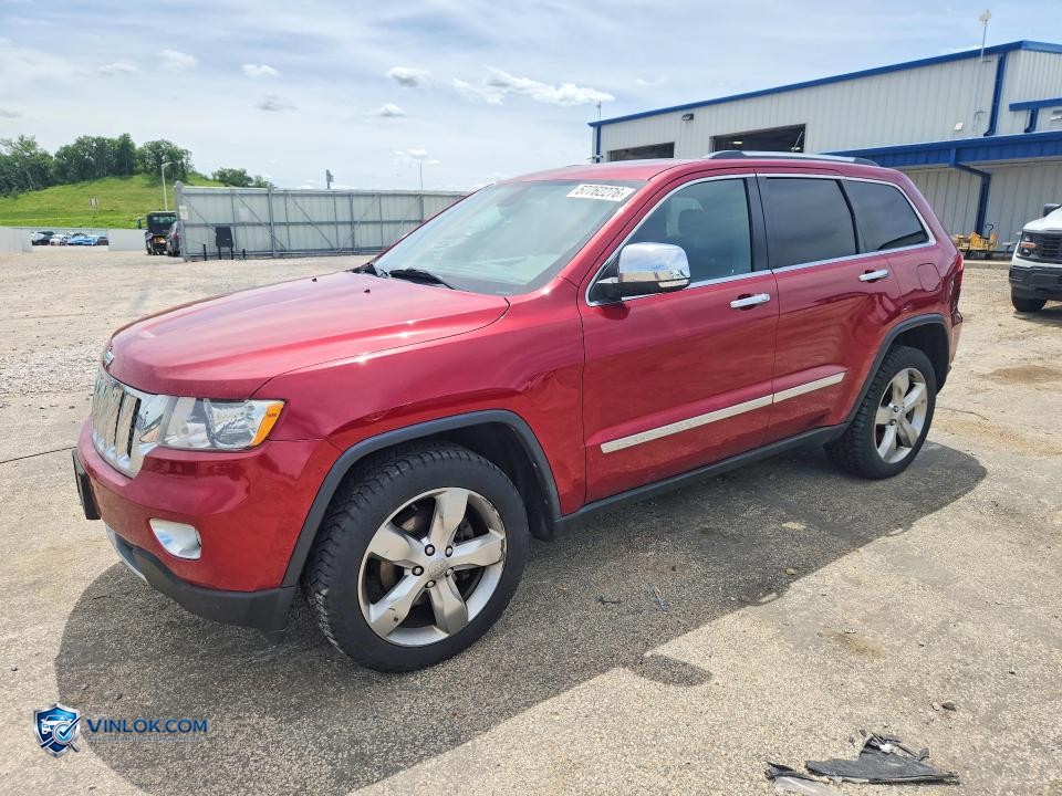 2012 JEEP GRAND CHEROKEE OVERLAND – Lot 57762276 auction photo